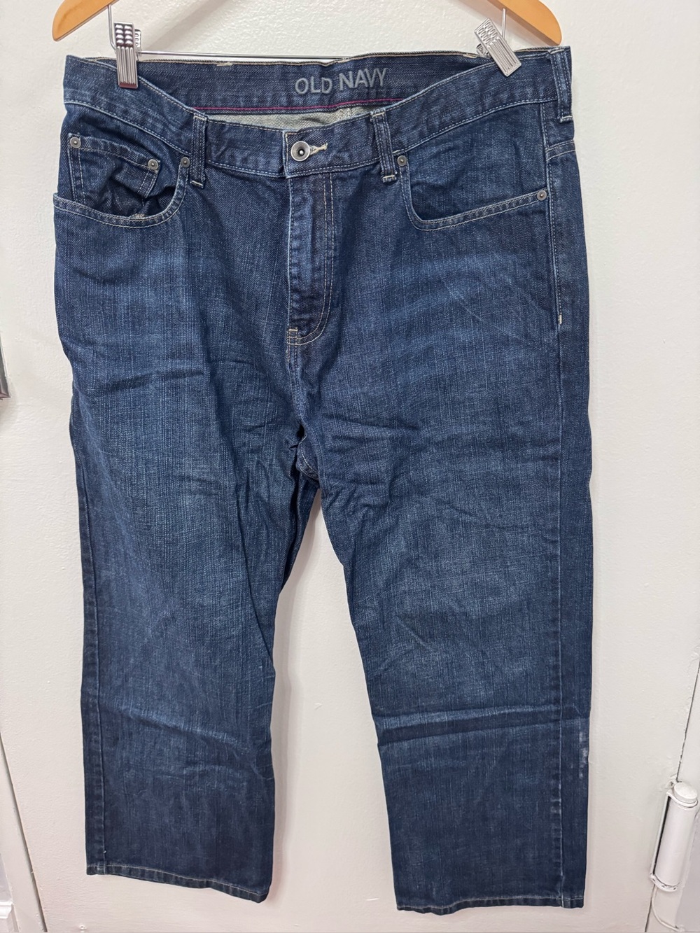 Size 36W 30LOld Navy Dark Blue Men's Jeans - loose Fit
